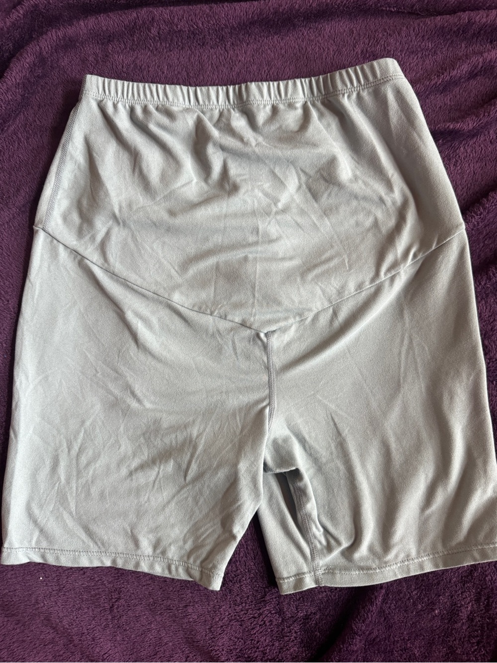 Maternity Teal Biker Short